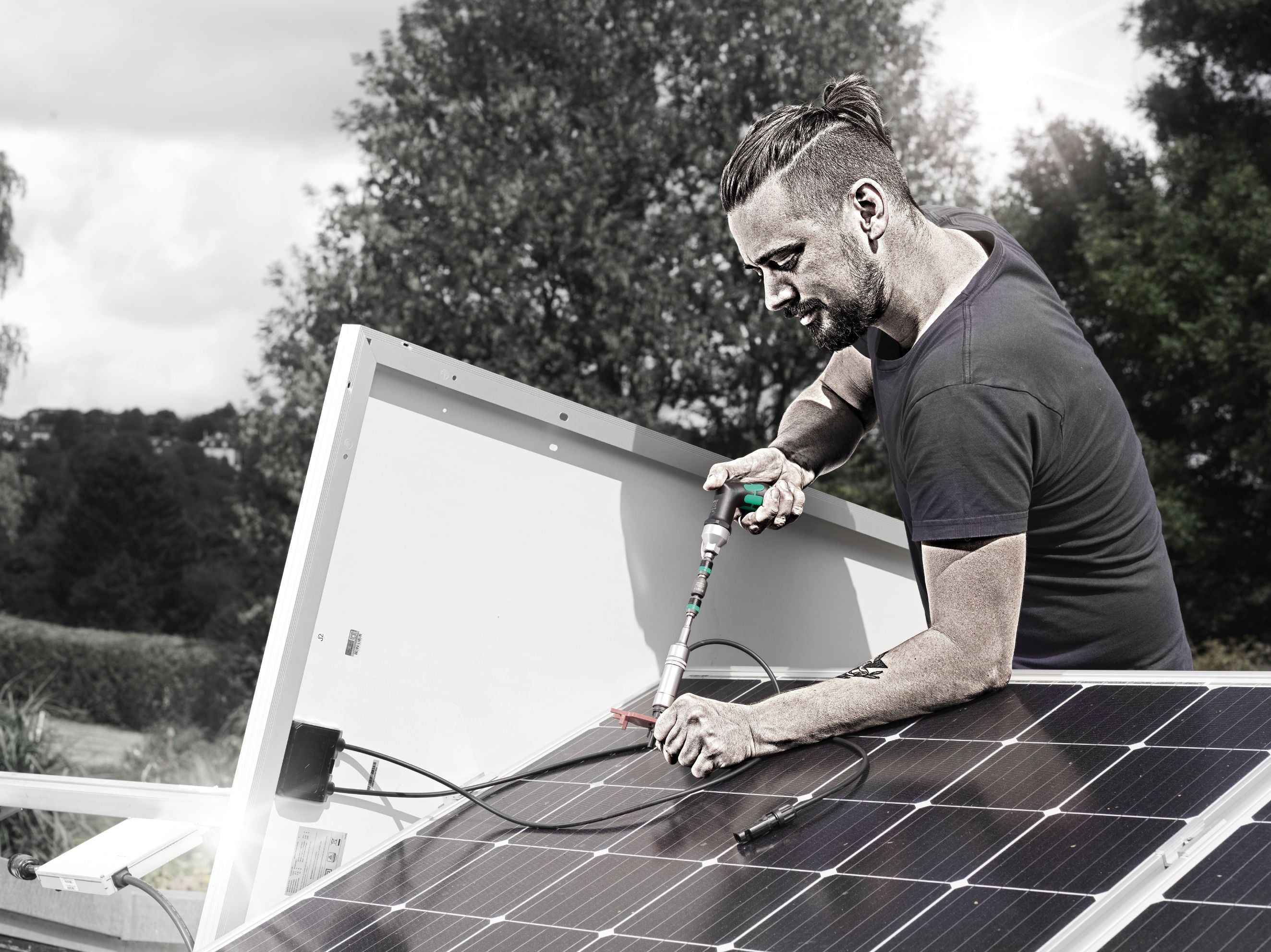 Wera 889/4/1 F Rapidaptor frihjuls-bitshållare för momentskruvmejsel med pistolgrepp