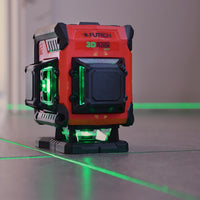 Futech Multilinjelasersats golv grön MC3D Floor i väska