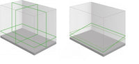 Futech Multilinjelasersats golv grön MC3D Floor i väska