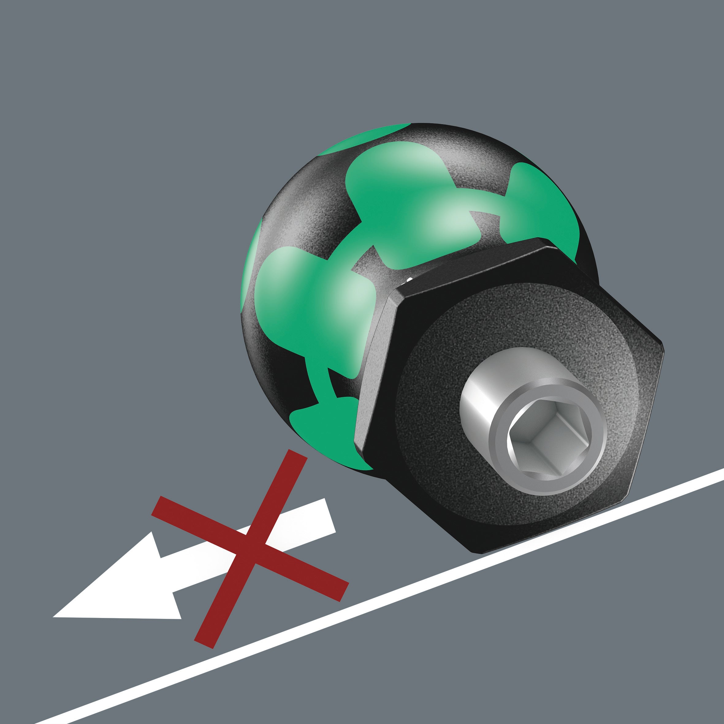 Wera Bitshandtag Stubby 811/1, magnetiskt - 1/4 Tum