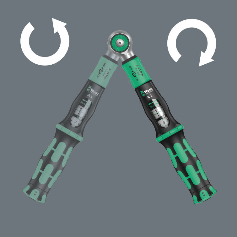 Wera Safe-Torque A 1 momentnyckel med 1/4"-fyrkantsfattning, 2-12 Nm