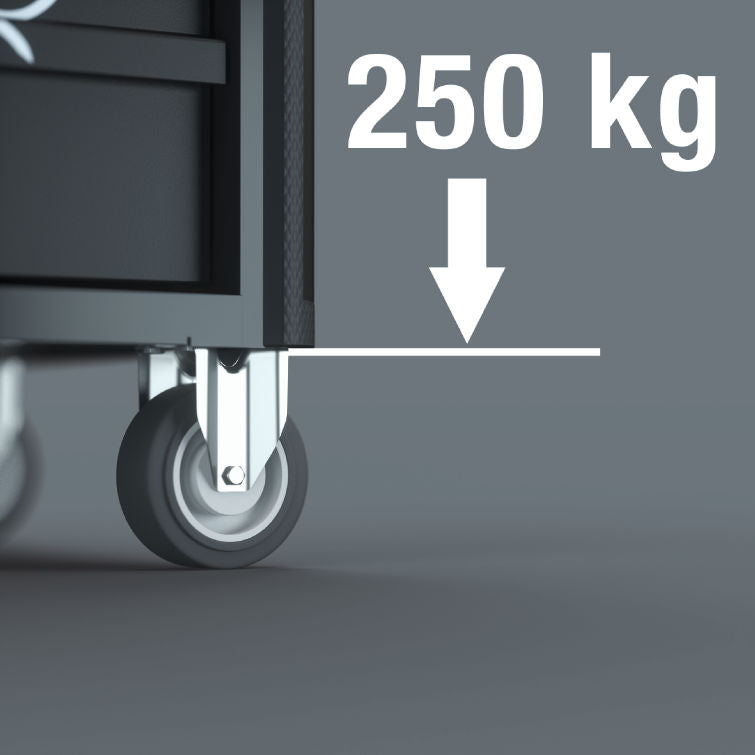 Wera 9701 Tool Rebel-verktstadsvagn Rostfri XXL 1, 188 delar
