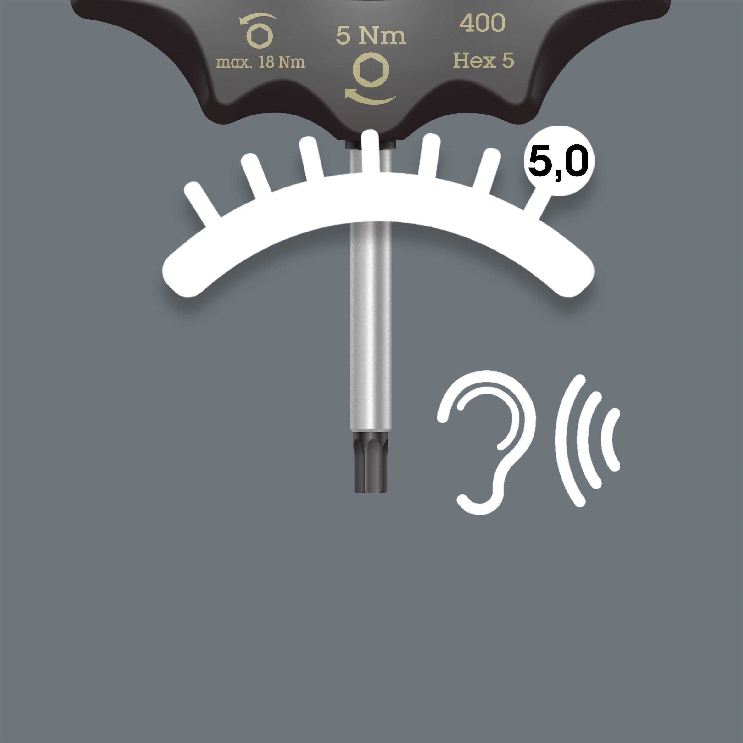 Wera 400 TX Momentindikator 4,0/5,0Nm