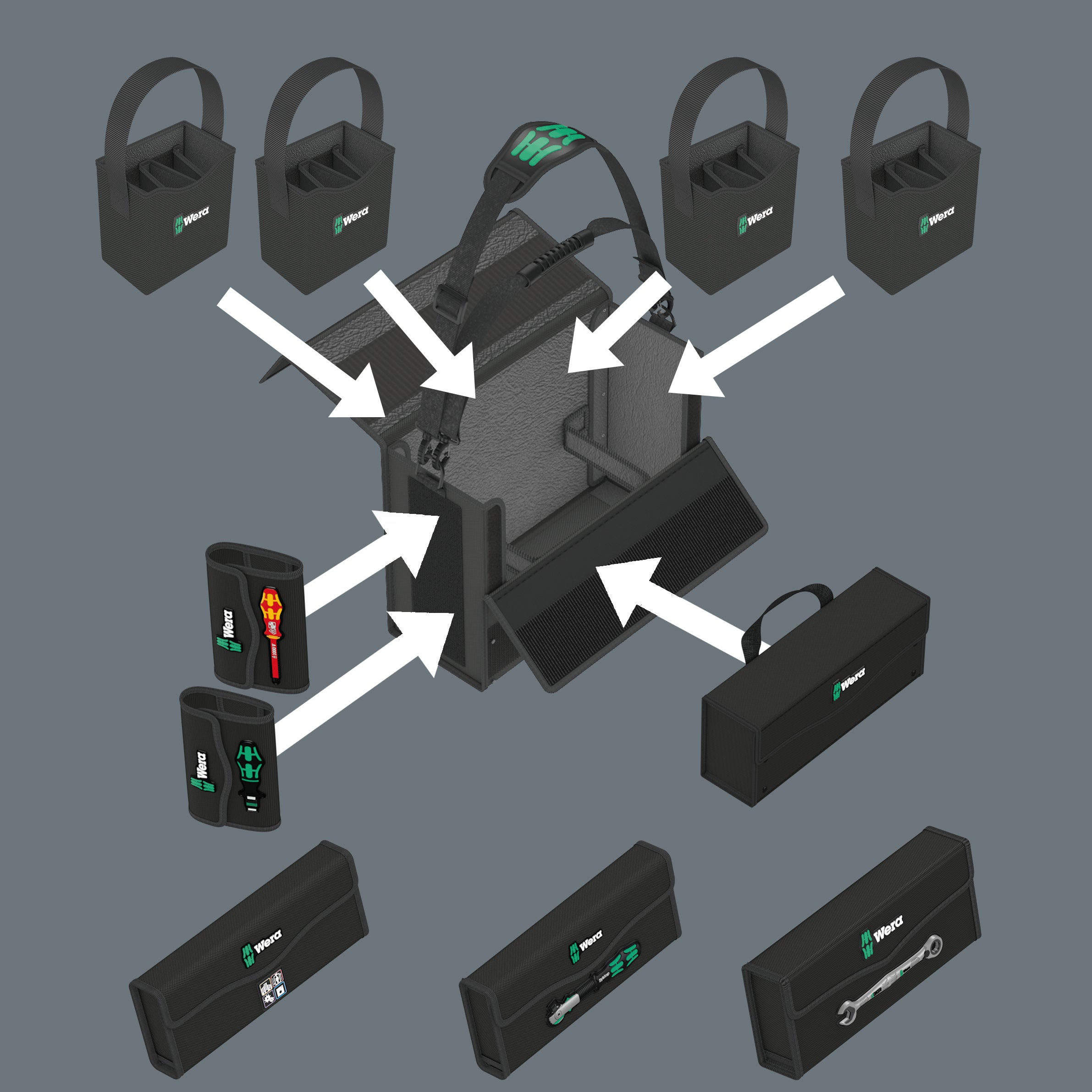 Wera 2go 2 XL Verktygsbehållare