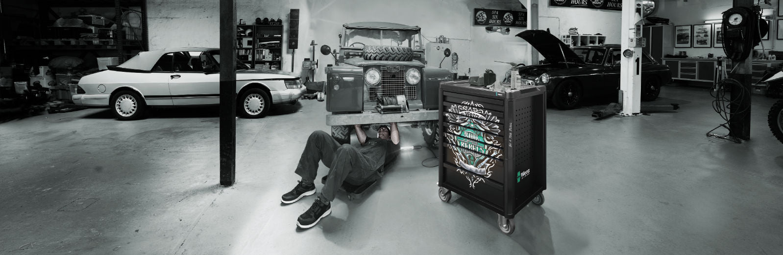 Wera 9700 Tool Rebel-verktstadsvagn 1, 78 delar