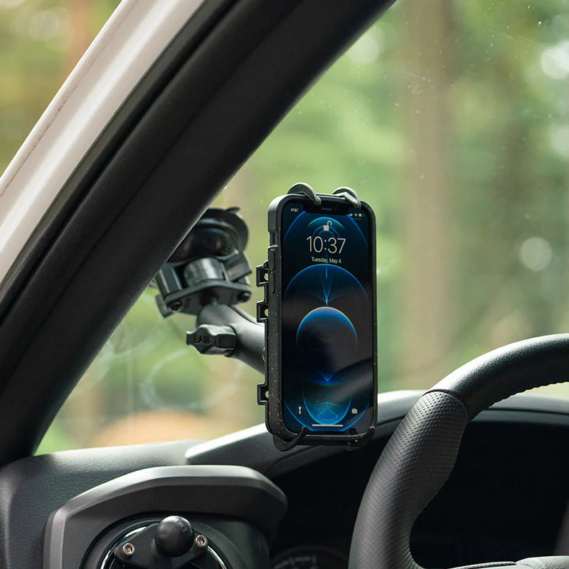 RAM Mount Quick-Grip telefonhållare med sugkoppsfäste RAM-B-166-PD3