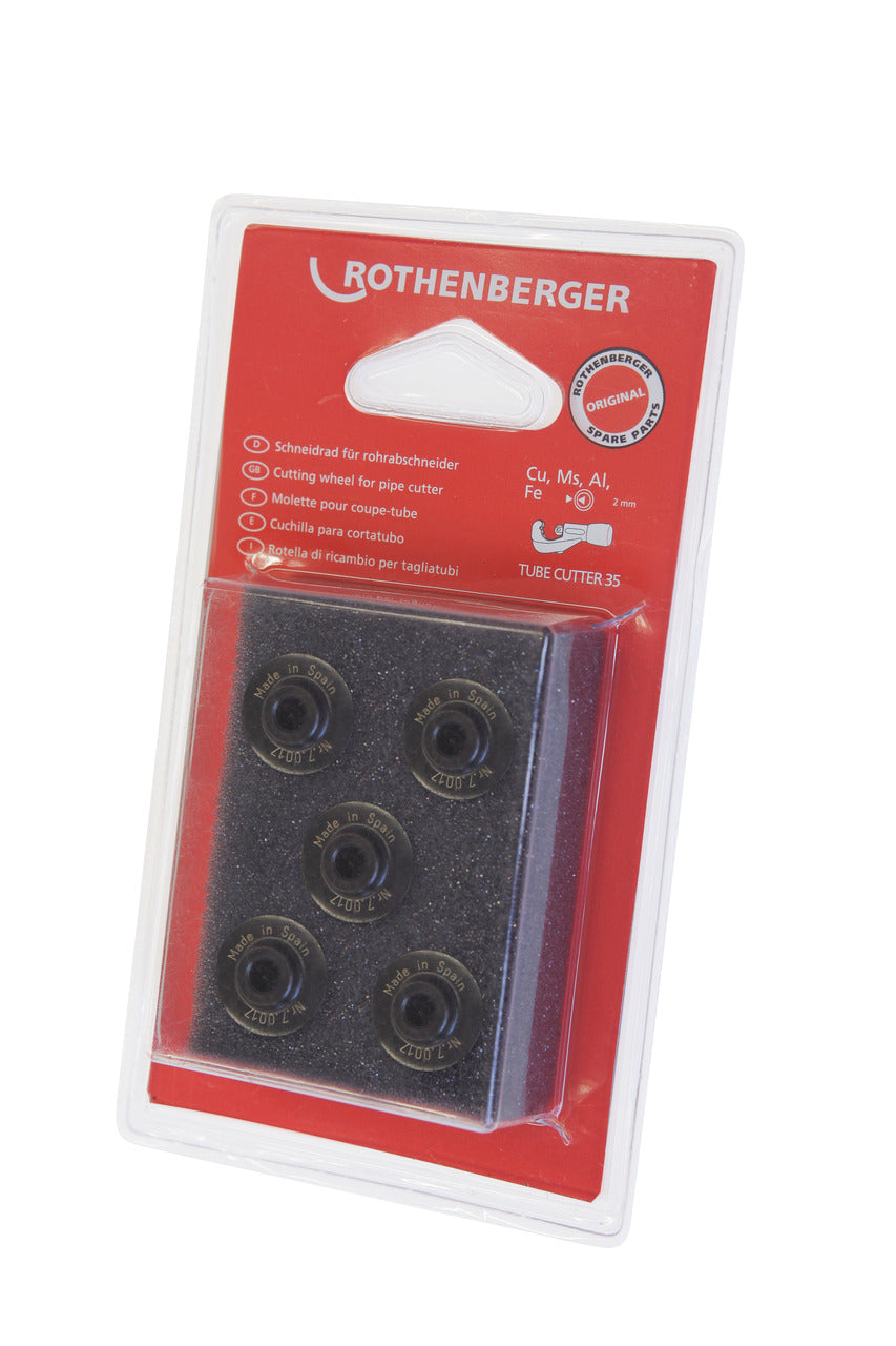 Rothenberger Reservtrissa CU (koppar) 5trissor/förp. 070017D