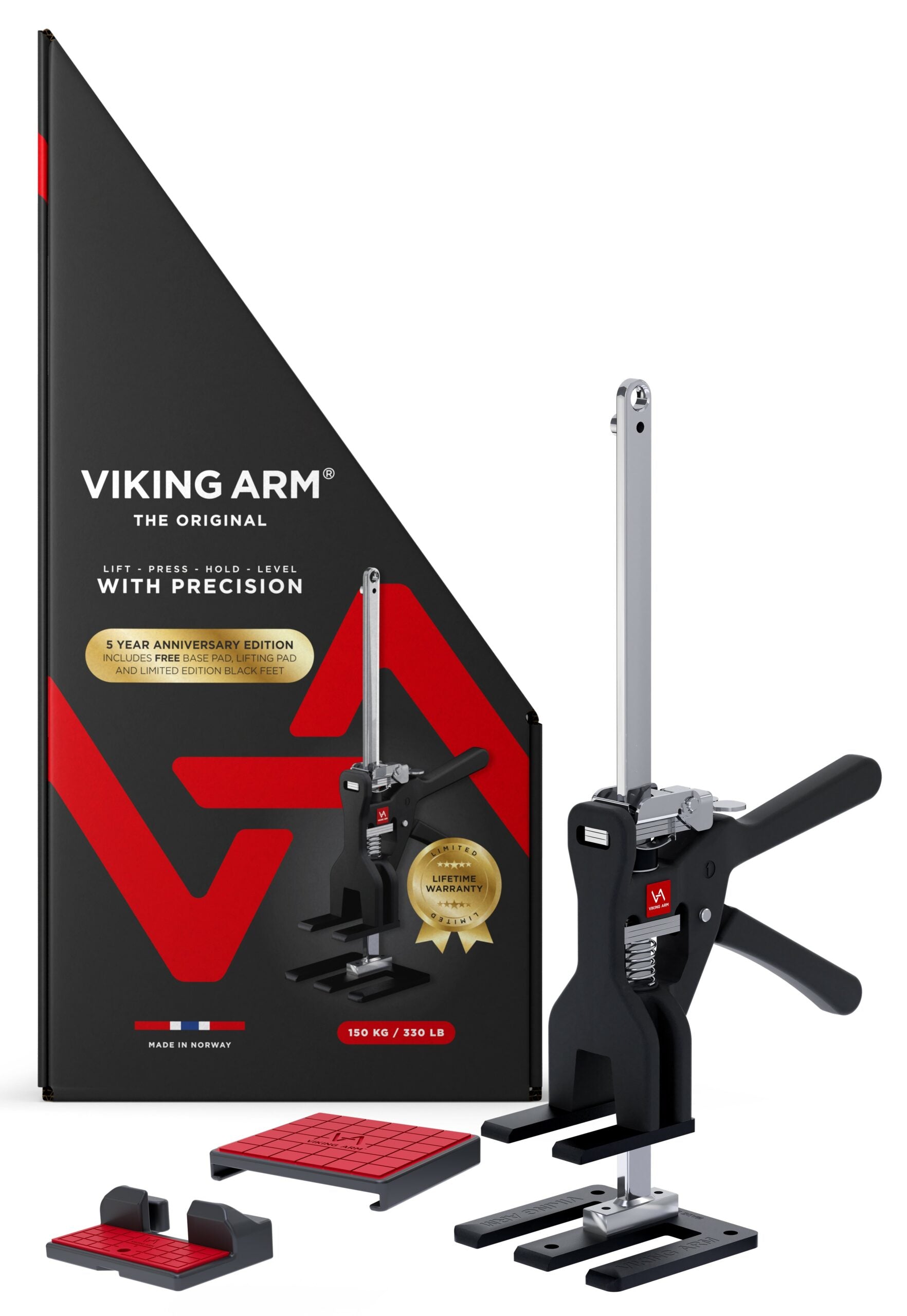 Lyft och spänntving Viking Arm Solo Black Edition