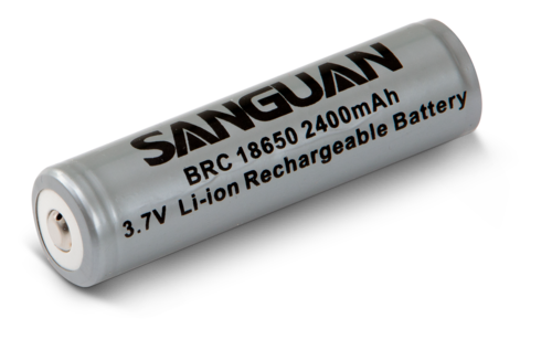 Batteri Sanguan 3,7 V Laddningsbart 18650 Li-Ion, 2400 mAh, 1-pack