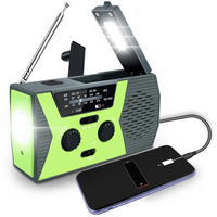 Briv Nödradio 4000 mAh - AM/FM Powerbank Solcell inkl USB