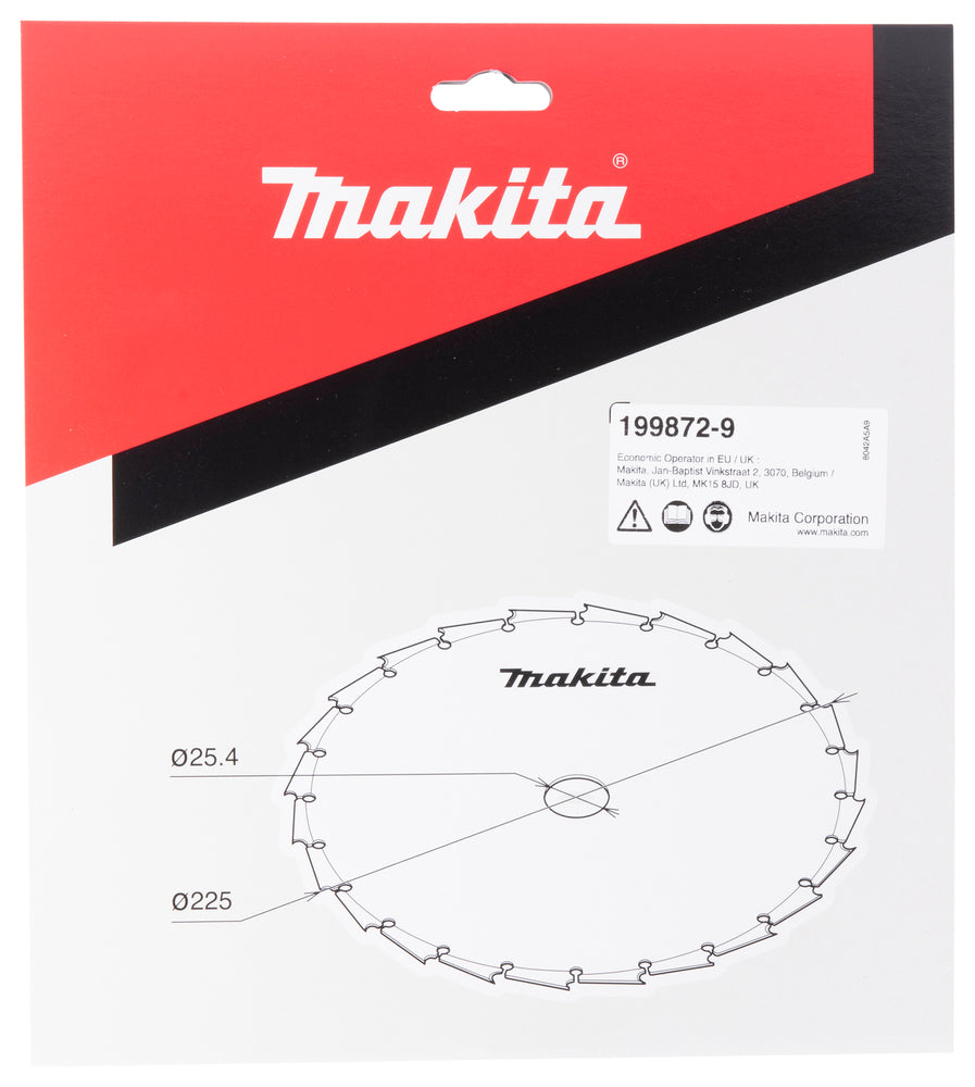 Makita Röjsågblad 225 x 25,4 mm - 199872-9