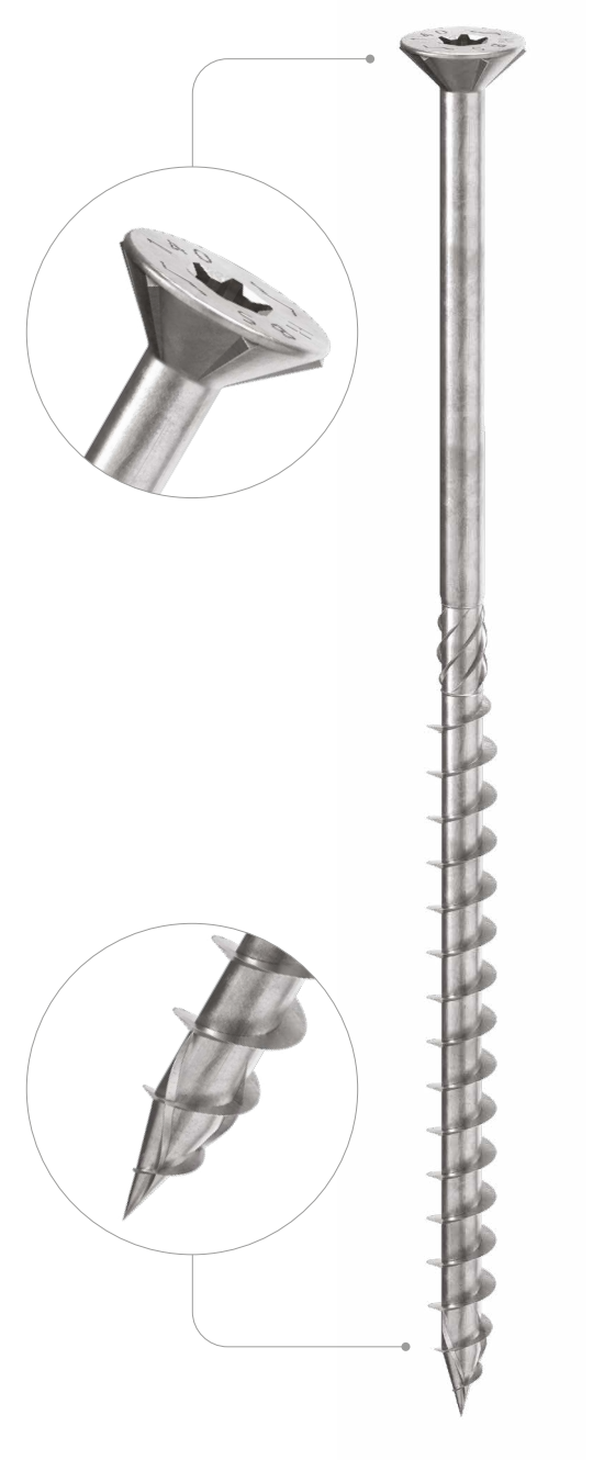 Holz Technic Träskruv SNK EVO C4 5mm Utomhusskruv
