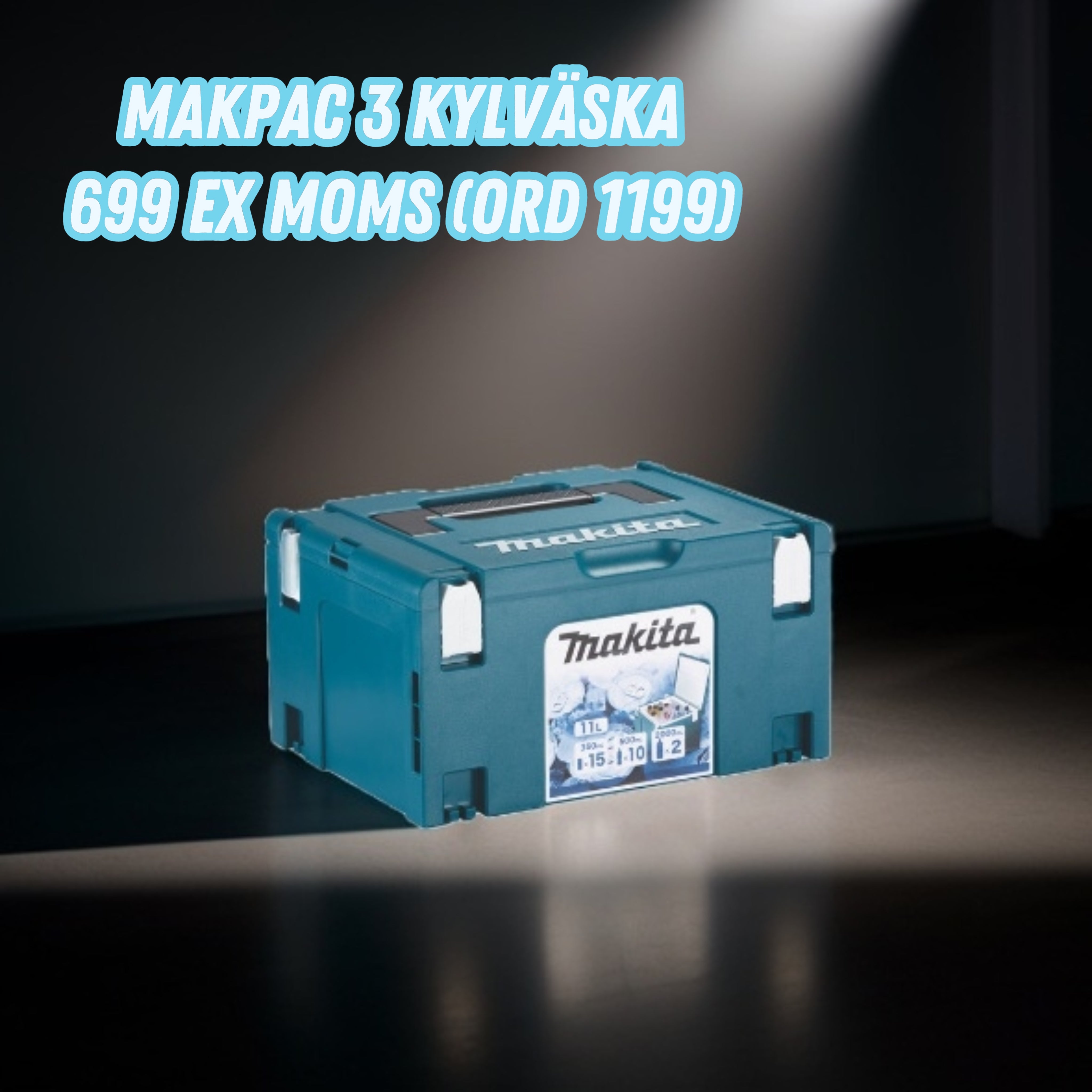 Makita MAKPAC 3, Kylväska: 11L - 198254-2