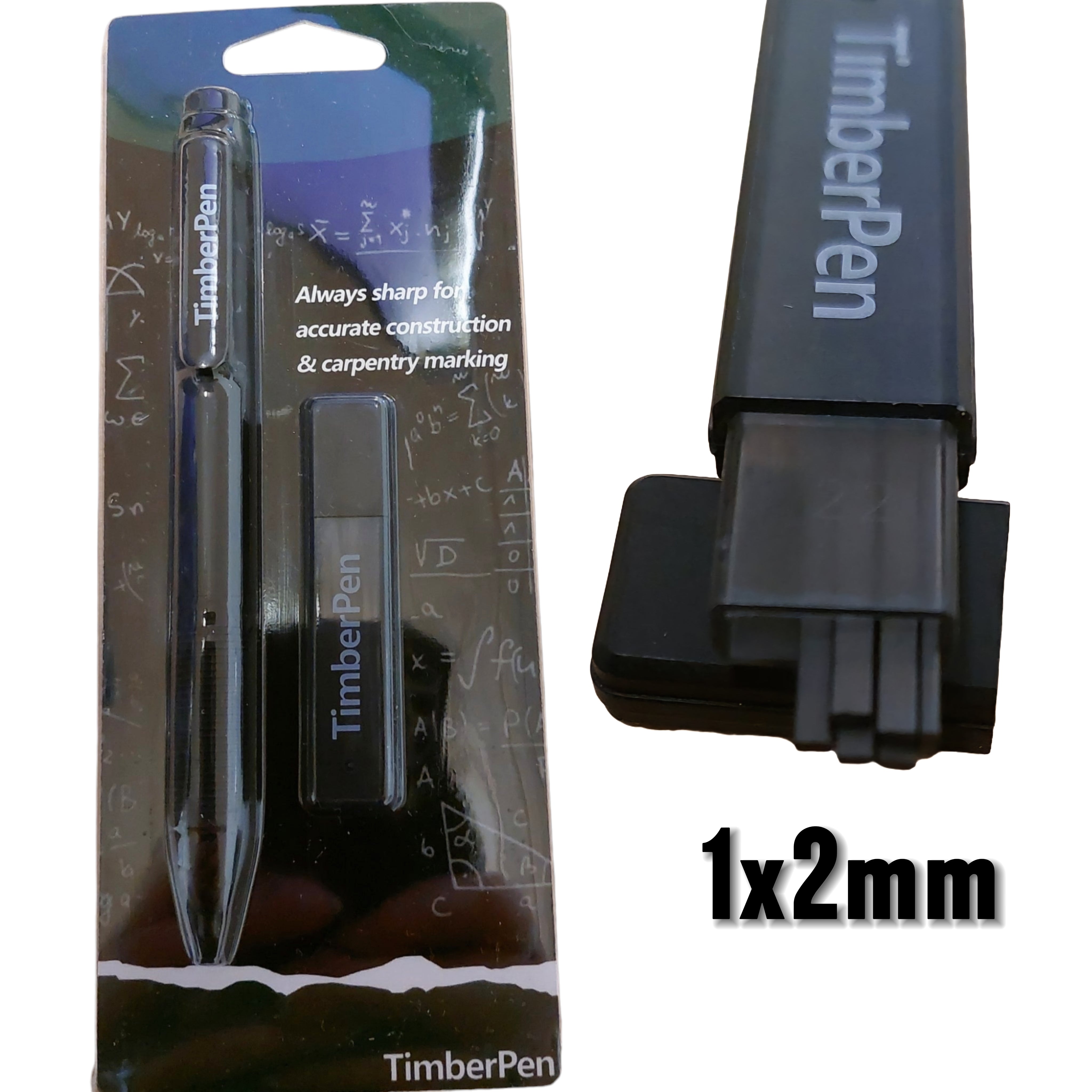 TimberPen stiftpenna / reservstift stifttjocklek 1x2mm