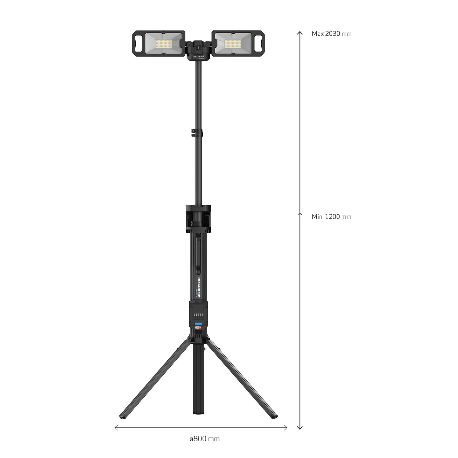 Scangrip Arbetslampa CONNECT Tower Stativ 18V 55000 lumen 03.6105C