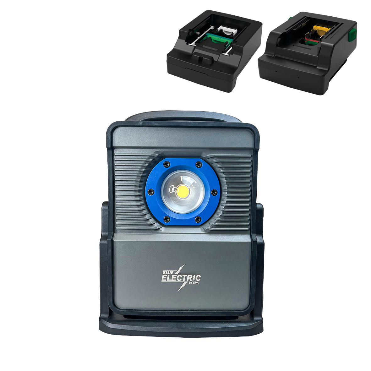 Blue Electric Arbetslampa 10000LM 18V