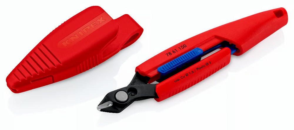 KNIPEX Slim Knips precisionssidavbitare med bältesfodral - 78 61 150 V01 - produktbild 1