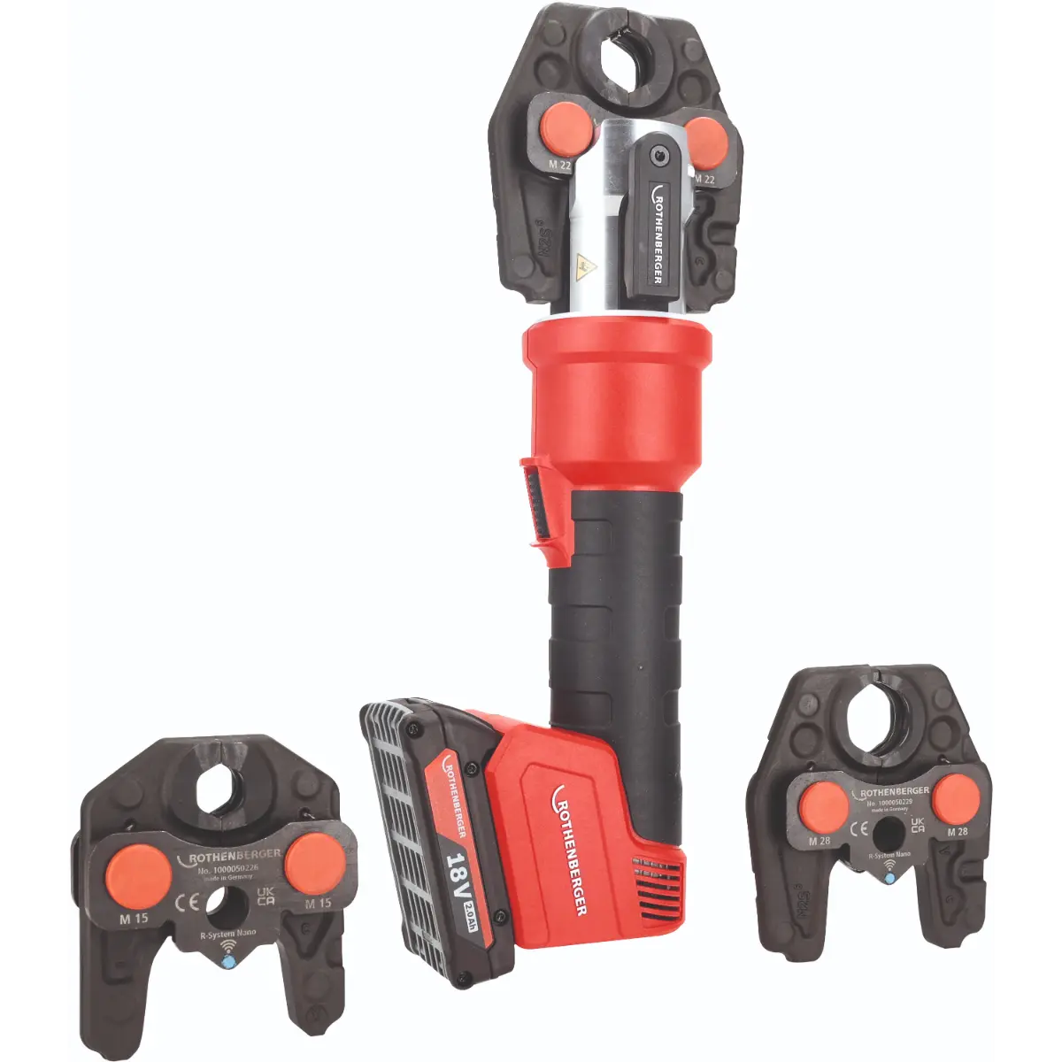 Rothenberger ROMAX NANO iJAW Set M15-22-28 mm 2 Ah AMPShare