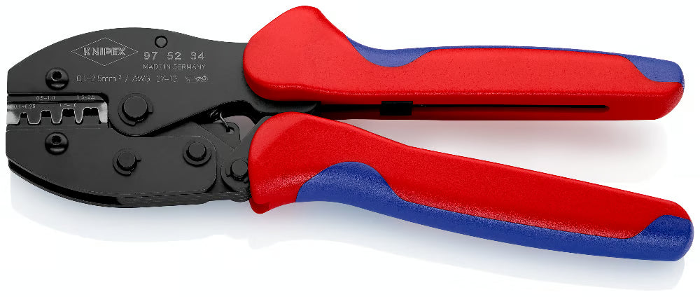 KNIPEX PreciForce presstång för isolerade kabelskor 0,1-2,5mm2 97 52 34