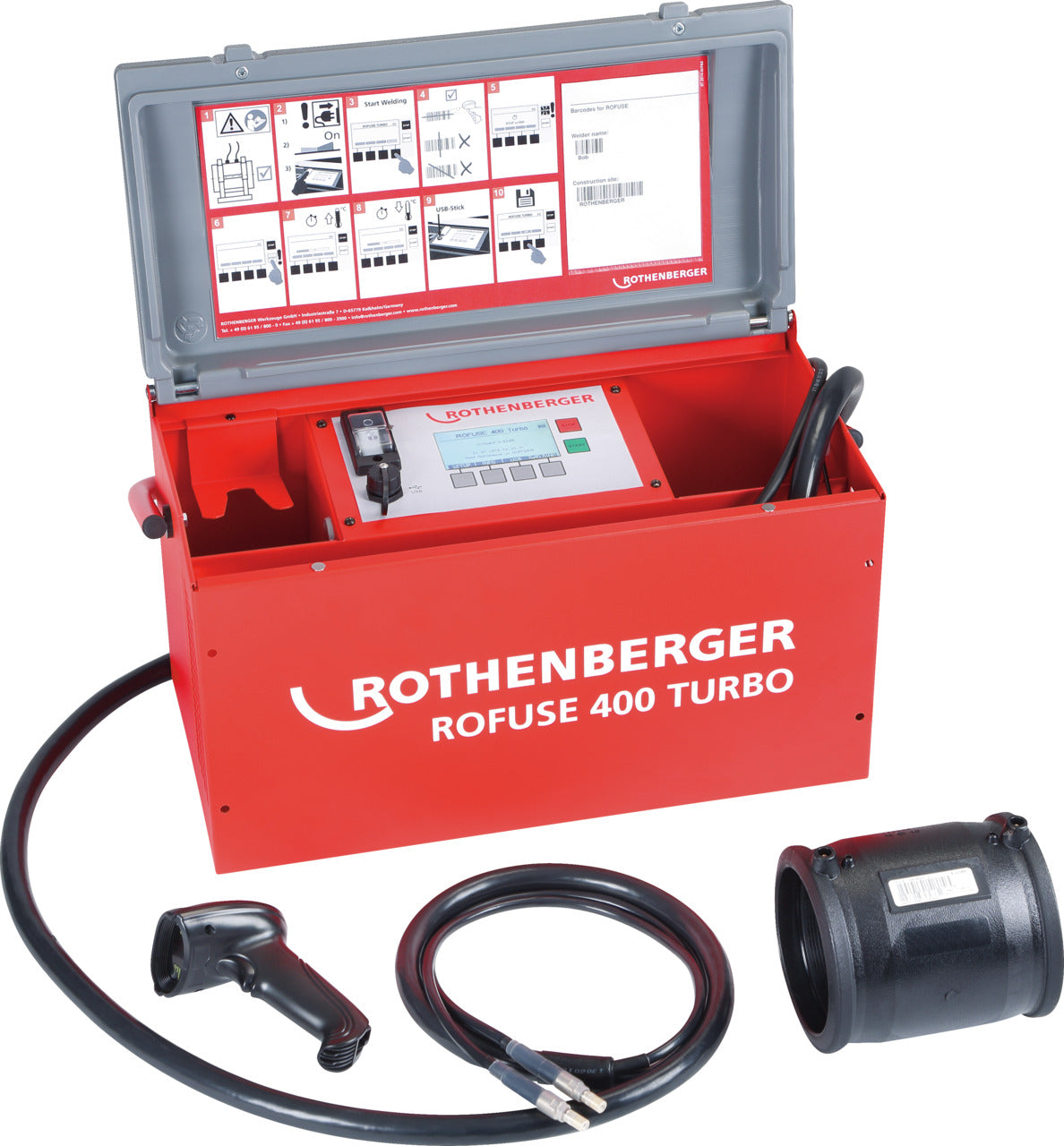 Rothenberger ROFUSE 400 Turbo muffsvetsmaskin