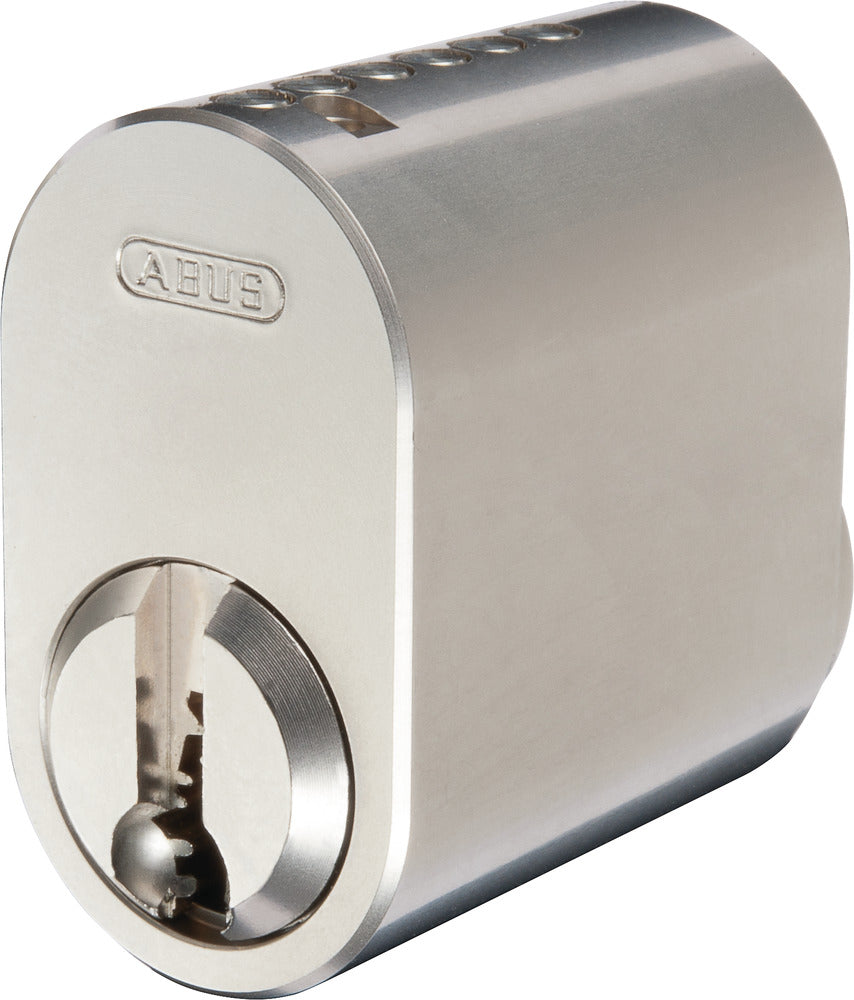 ABUS Oval cylinder med 3 st. nycklar Z1L457-2, Olika Låsning, Nickel, Zolit, Profil: ZS27A