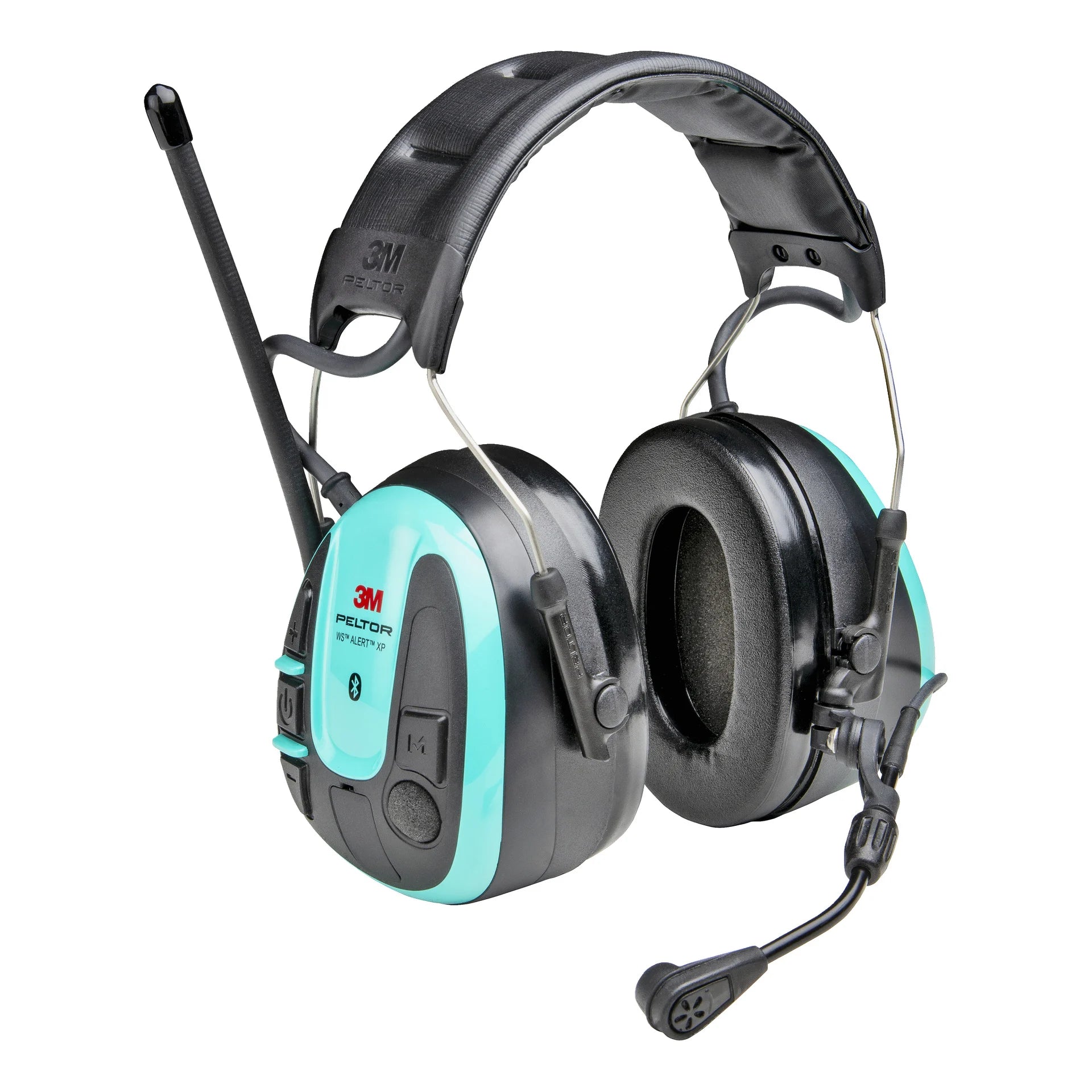 Peltor WS Alert XP+ FM Radio, RDS, Appstöd, MultiPoint Bluetooth Hjässbygel