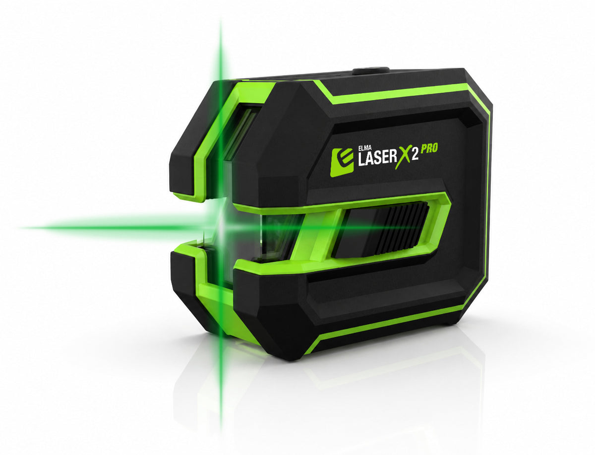 Elma Laser X2 Pro – grön självnivellerande krysslaser
