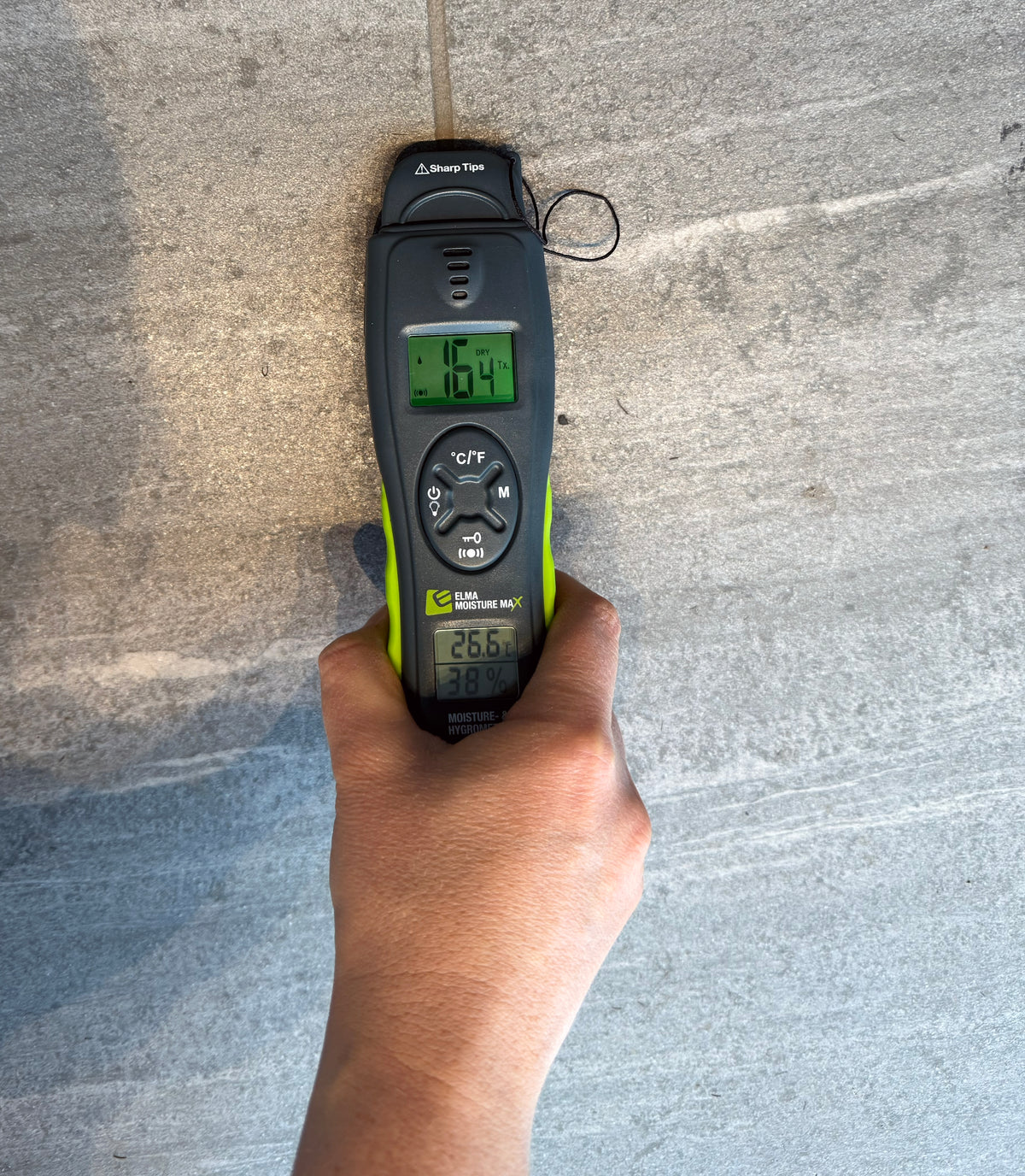 Elma Moisture Max – fuktmätare med skanner, stift och Bluetooth – bild 6