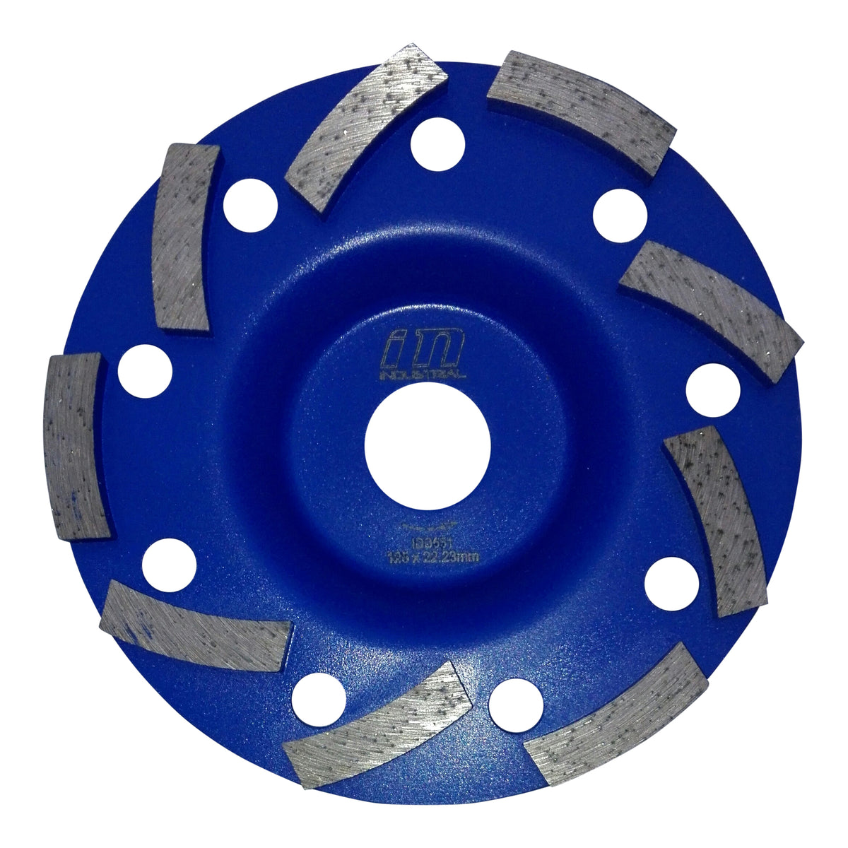 Industrial IDD551 diamantslipskål Skew 125 × 22,23 mm