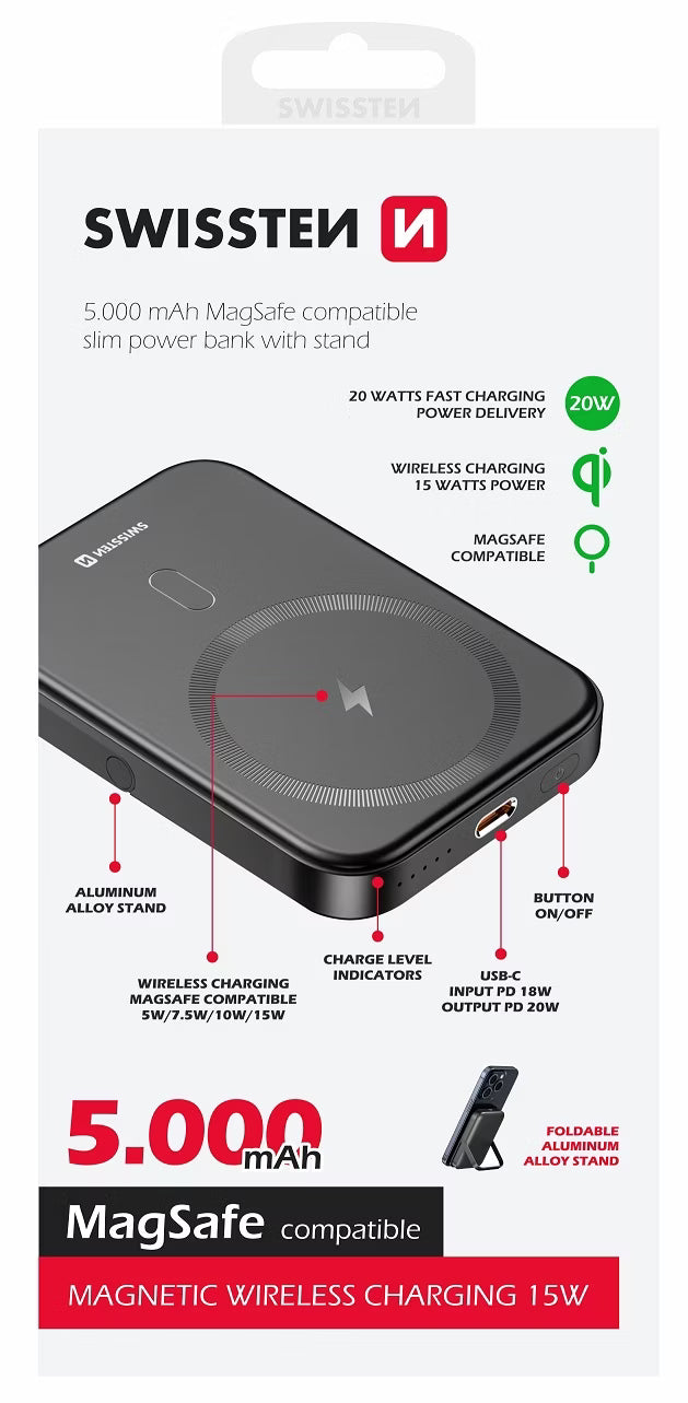 SWISSTEN Magsafe Powerbank 5000mAh