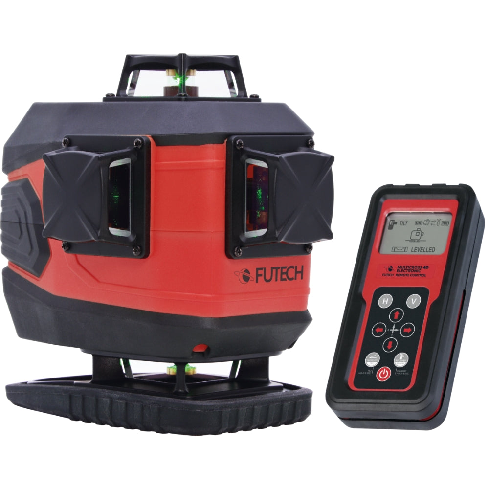 Futech Multilinjelaser grön MC4DE kompakt i väska- 034.4DE