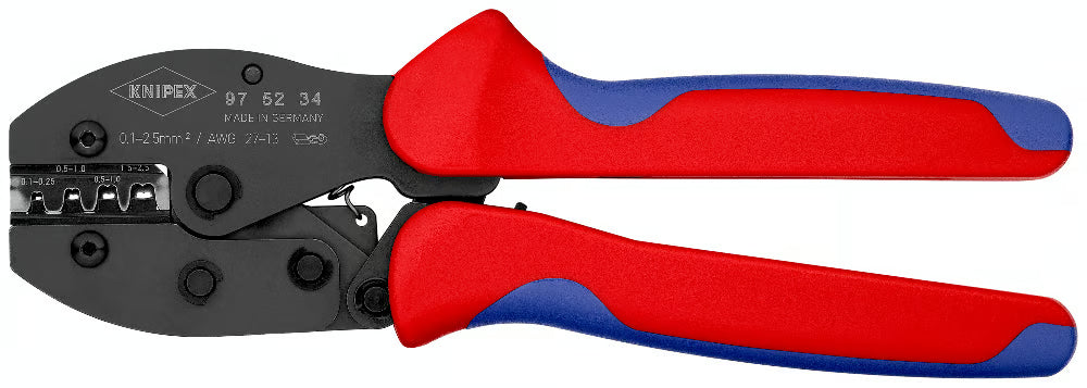 KNIPEX PreciForce presstång för isolerade kabelskor 0,1-2,5mm2 97 52 34