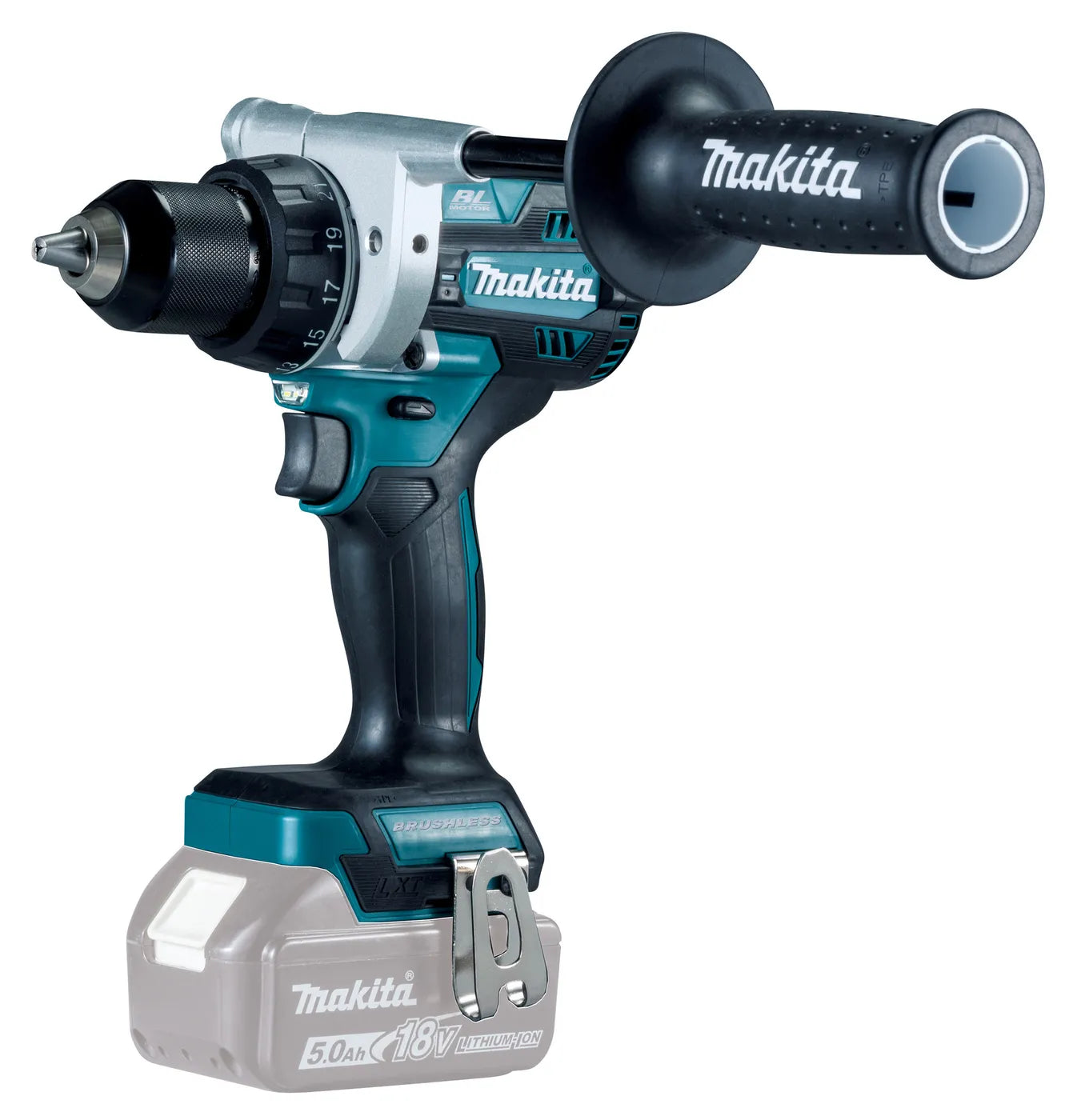 Makita Isborrpaket Borrskruvdragare 18V DDF486Z + Isborr + Latitude 65 Fjällen