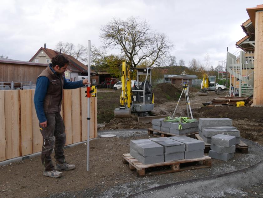 Elma Teleskopstav m. höjdmätning/avvägning för laserdetektor