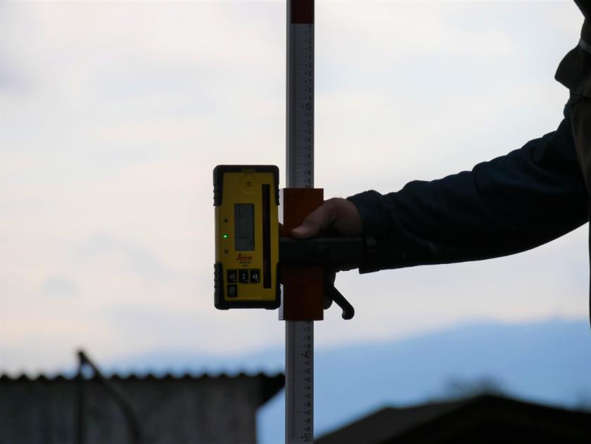 Elma Teleskopstav m. höjdmätning/avvägning för laserdetektor