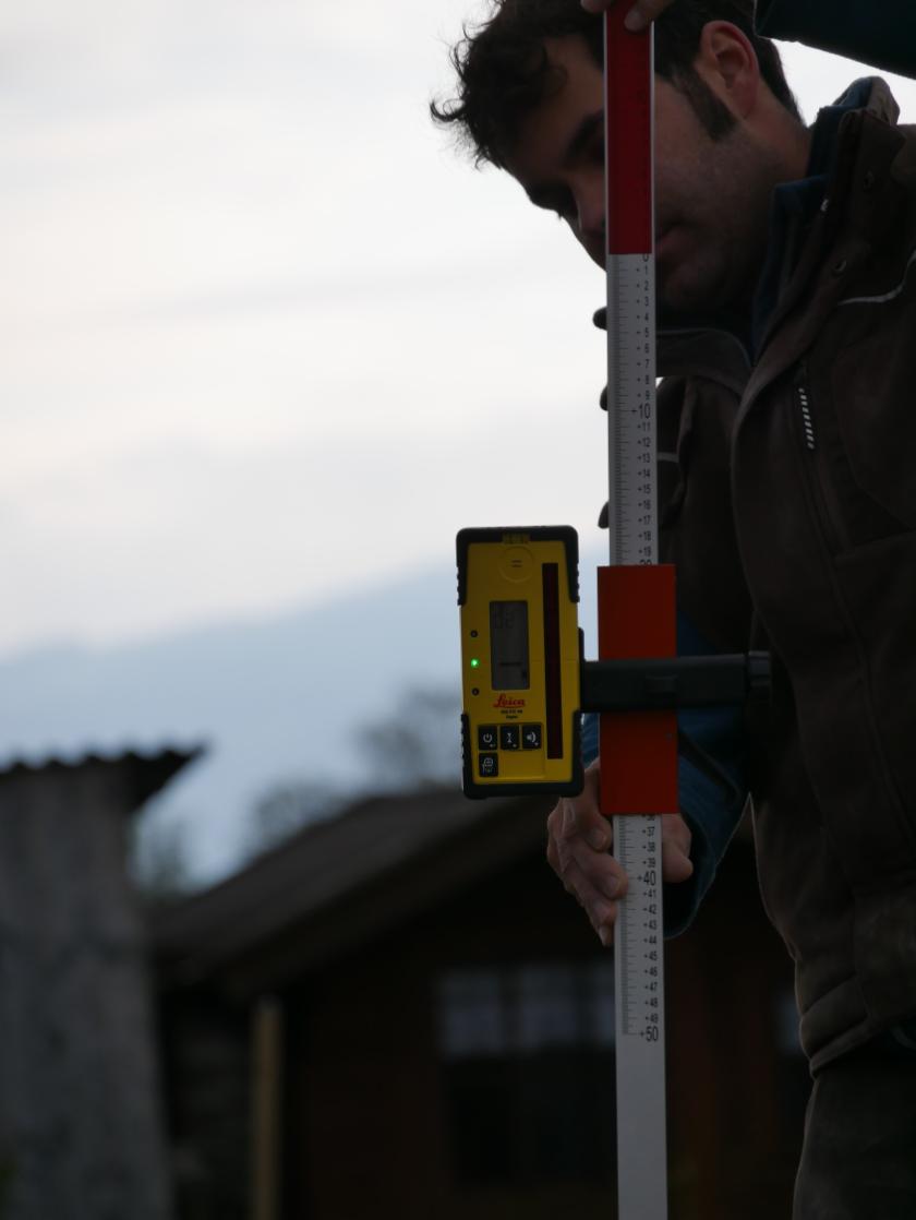 Elma Teleskopstav m. höjdmätning/avvägning för laserdetektor