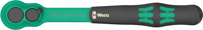 Wera 8010 B Zyklop Comfort spärrhandtag, med omkopplingsspak, med 3 /8"-fattning