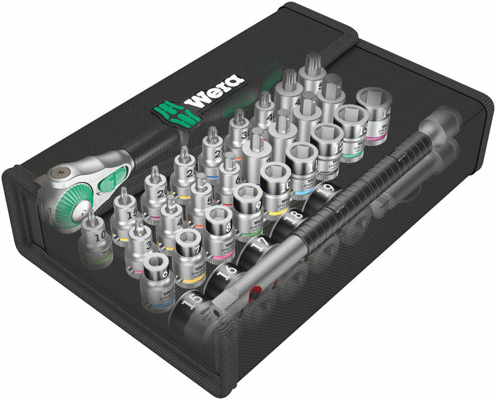 8100 SB All-in Zyklop Speed-spärrhandtagssats, 3/8"-fattning, 35 delar
