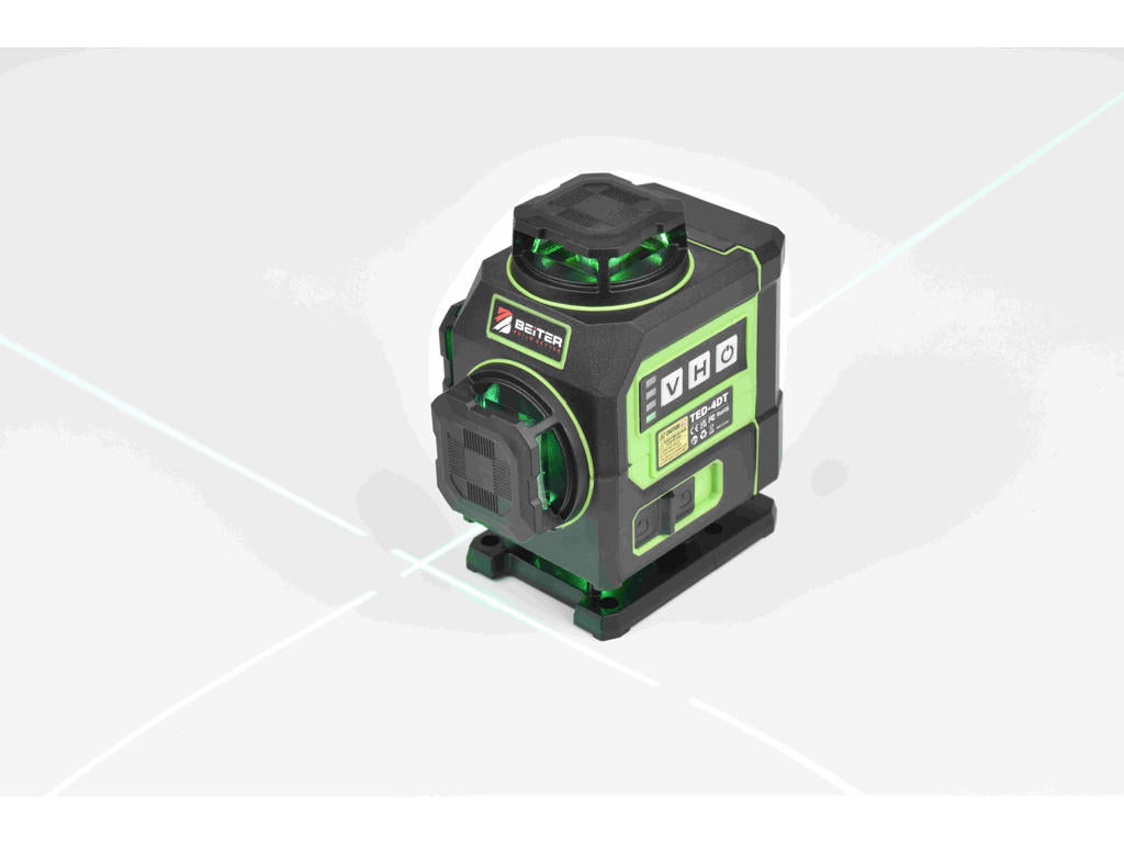 Beiter TED-4DT Grön Krysslaser – 4 × 360°