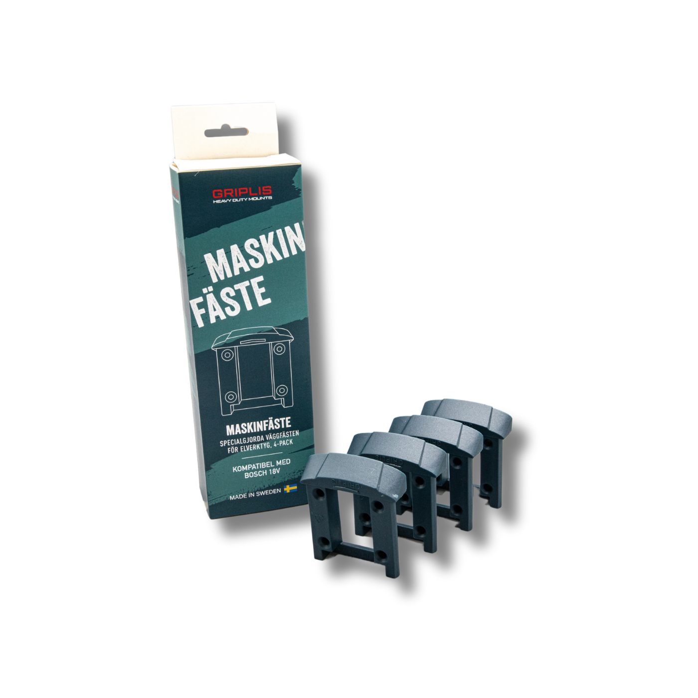 Griplis BOSCH 18V  Maskinfäste / Maskinhållare 4-pack