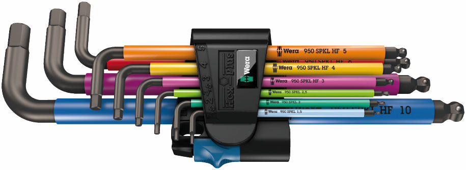 950/9 Insexnycklar Multicolour HF hållarfunktion