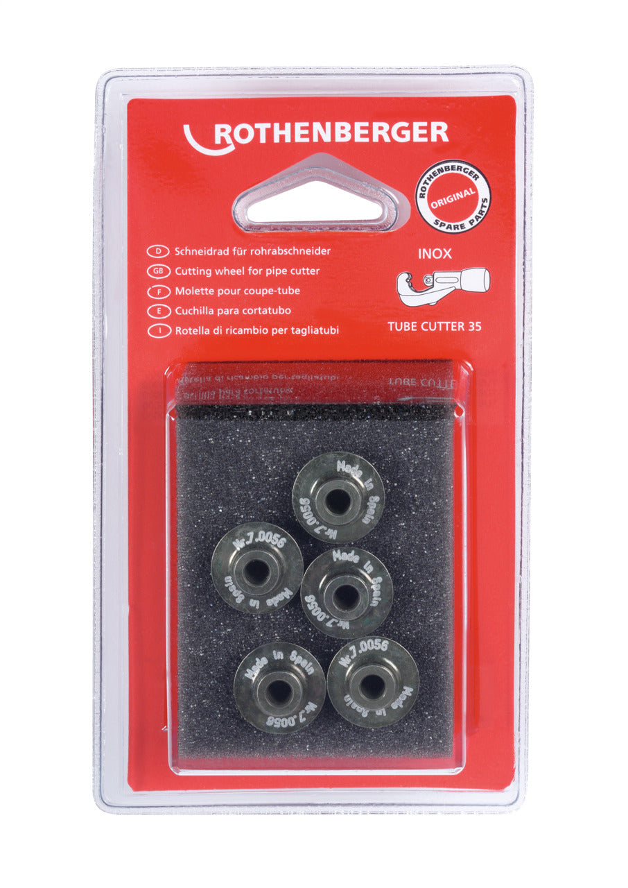 Rothenberger Reservtriss INOX 5 trissor/förp. 070056D