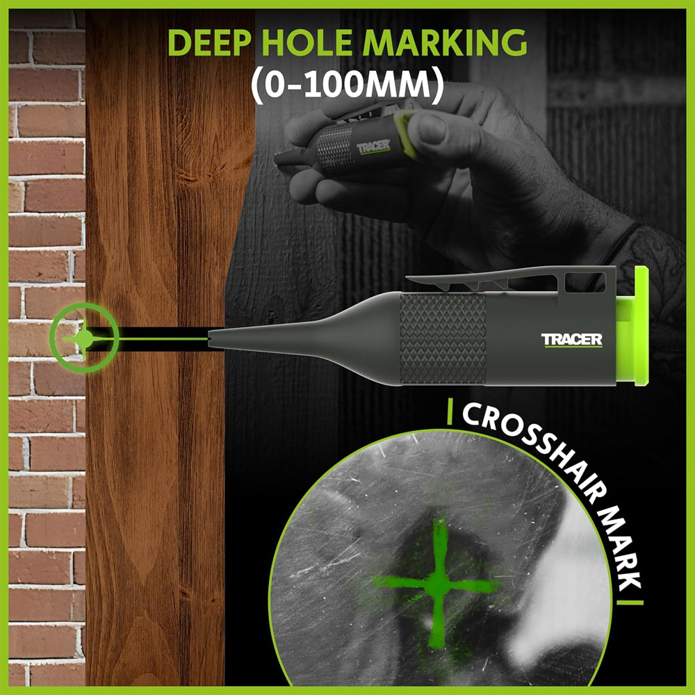 Tracer Trueshot Djuphåls-Markeringsspray - Grön Krita