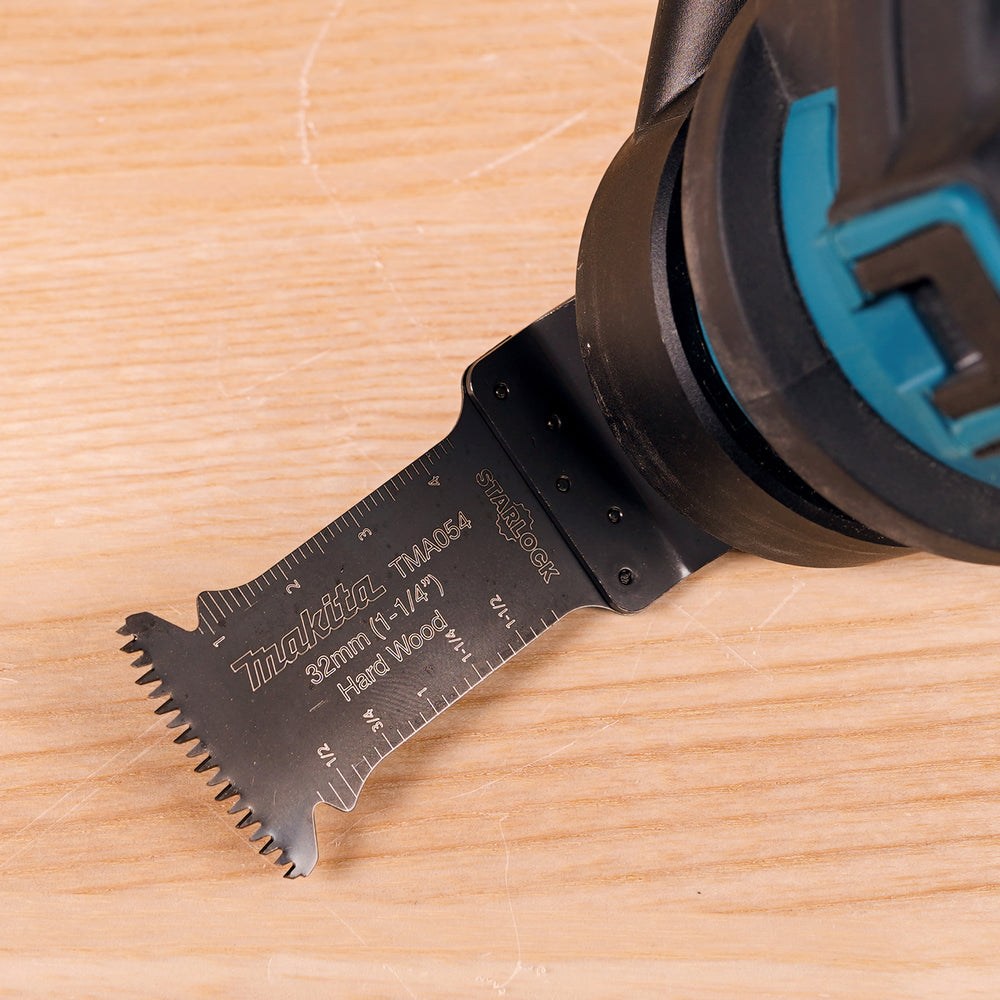 Makita Multiblad -Starlock, Japantandning HCS, Trä 32mm Sågdjup 50mm B-64886 Trädgårdstrycket