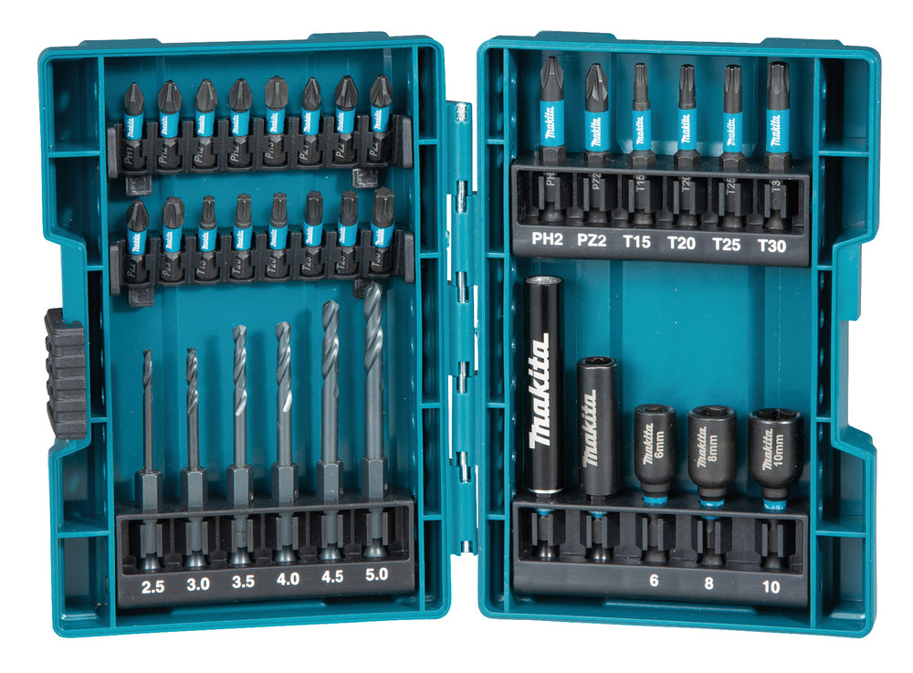 Makita Impact Black Bitssats Torx/PH/PZ, 33 delar B-66896