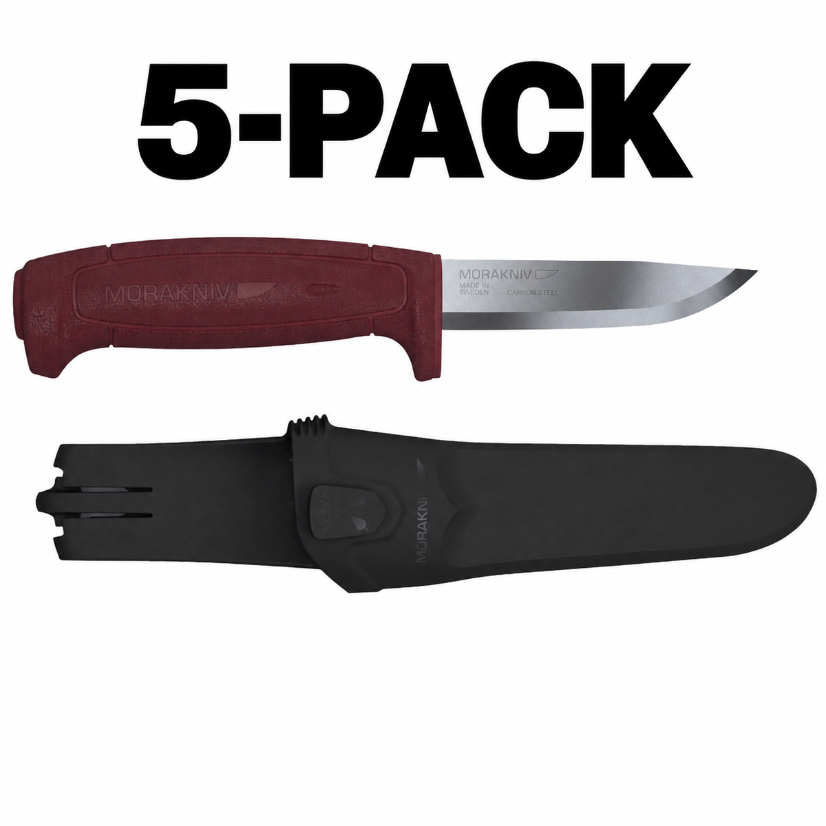 Morakniv BASIC 511 kolstål 5-Pack