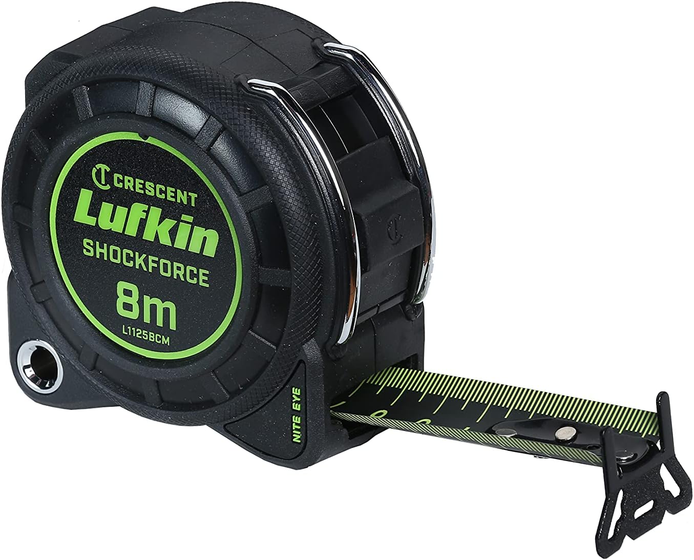 Crescent Lufkin Shockforce Nite Eye™ måttband – Dubbeltryckt, 7,5 m