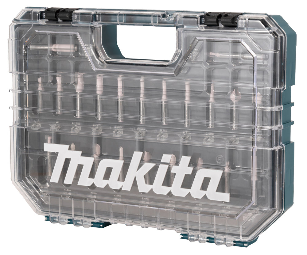 Makita Frässet Överfräsbitssats, 8 mm, 22 delar D-74784