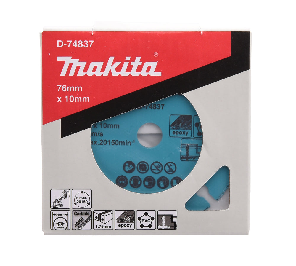 Makita Karbidklinga 76x10mm D-74837 till kapsåg