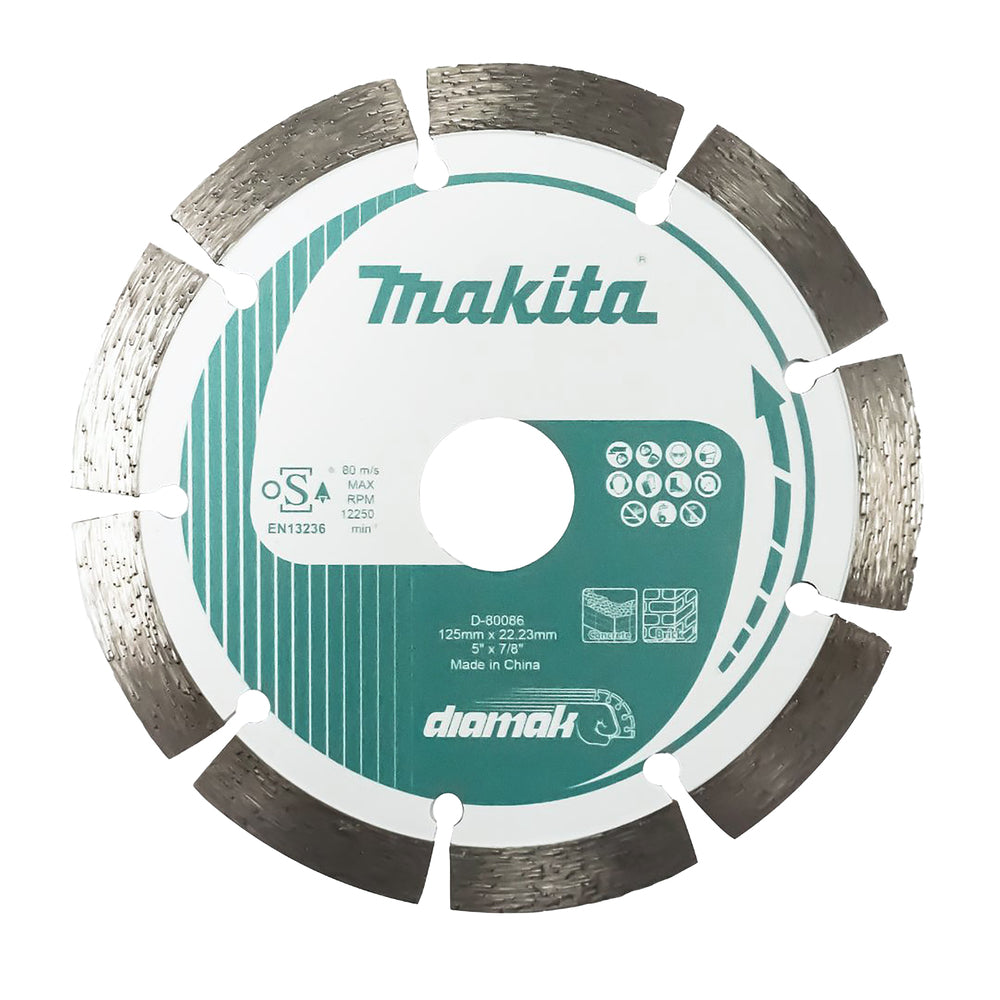 Makita Diamantklinga 125x22,23 mm D-80086 till Slipmaskiner och fräsar